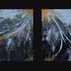 "Into The Sun" - 10" x 30" each, acrylic on canvas (can be positioned in 4 different combinations)
Beauty of nature.