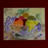 "Tropical Fruits" watercolor  11" x 14"