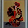 "Gallina Fina" acrylic on canvas panel  11" x 14"
The Socialite.