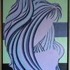 "Shy" acrylic on canvas  30" x 40"
For the autistic.