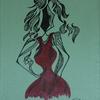 "The Pretender" acrylic on canvas  11" x 14"
Plastic surgery at its best, inspired by an old cuban song; La Enganadora.