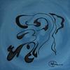 "Disolution Two" acrylic on canvas  12" x 12"
