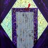 "The Secret Garden" acrylic on canvas 24" x 36"
A sign of hope, faith and love. Even when all you see is weeds; look deeper with all your heart and you will find blooming life.