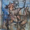 "Don Quijote Rodriguez Cardenas"
Watercolor and ink on paper
