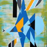 Dory, Angelfish (Gianfranco Favale Collection) - 24" x 48" acrylic and ink on linen canvas
Representing forever lasting beauty even in the captivity of an unhuman glass bowl.
$800