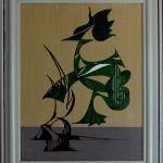 Gallo Fino - 11" x 14" acrylic and ink on canvas hard panel
$500