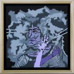 The Witch in Person - 12" x 12" acrylic and ink on wood panel, with gallery floating frame
The jealous, the envious, the selfish, the unaccomplished, the spoiled...the vicious unhealthy minds.
$800