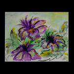 "Hibiscus" - 11" x 14" watercolor 