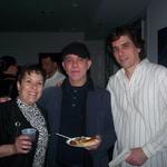 Maria Amada, Carlos A. Rodriguez Cardenas, and Beny (Maria Amada's husband)
at Rotating Galleries show
April 2011