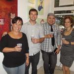 Maria Amada with Rotating Galleries Board of Directors
At Washington Street, Hoboken
August 2011