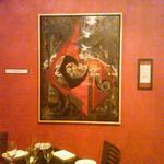 "The Inferno, Revisited" 36" x 48" acrylic and ink on canvas
Currently exhibiting at The Cuban Restaurant in Hoboken, NJ 