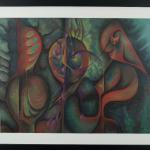 Las 3 Caras De Eva - 25" x 30" pastels on paper, framed with non glare glass and archival seal
$1,100