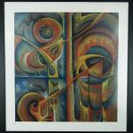 El Alma De La Gargola - 27" x 25" pastels on paper, framed with non glare glass and archival seal
$1,100