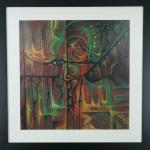 Horus, Hijo Divino - 22" x 22"
pastel on paper, framed with non glare glass and archival seal
$1,100